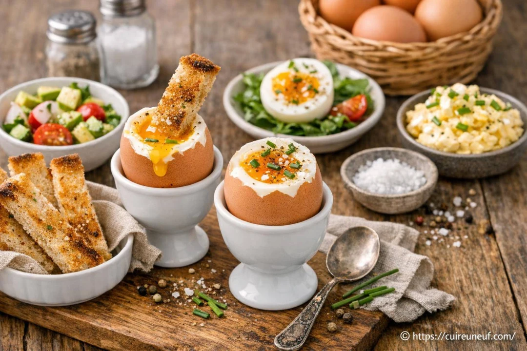 Recettes à base d'oeufs à la coque