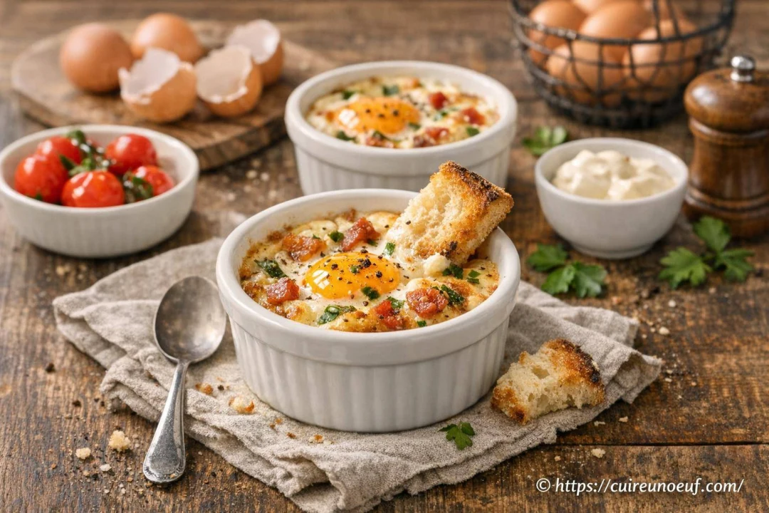 Recette des oeufs cocottes
