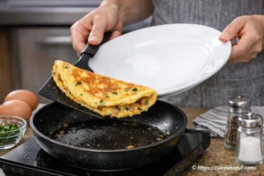 Comment retourner une omelette sans la casser ?