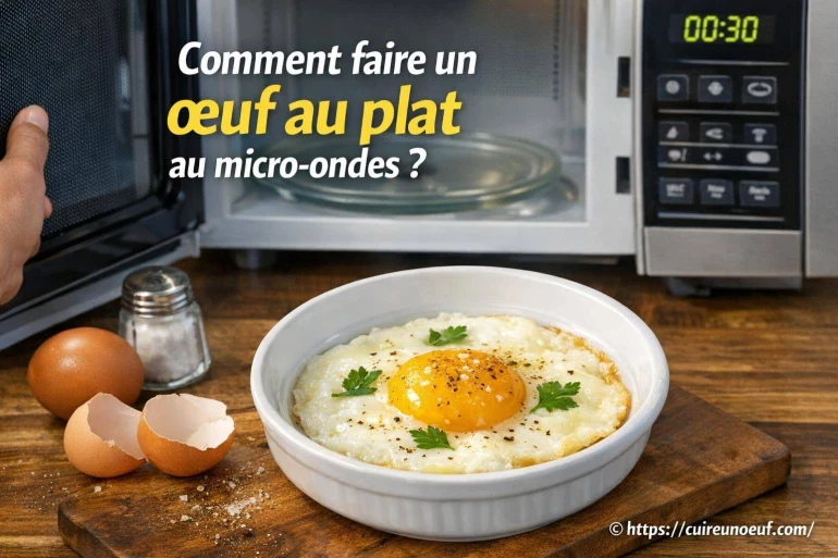 Comment faire un œuf au plat au micro-ondes facilement ?