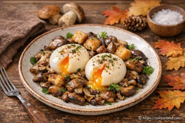Œufs mollets aux cèpes : une recette automnale facile et gourmande