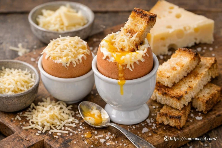Œufs à la coque au gruyère râpé : comment réussir cette recette savoureuse