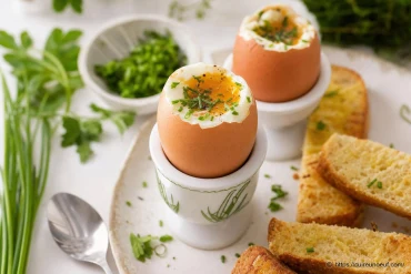 Œufs à la coque aux fines herbes : fraîcheur et simplicité
