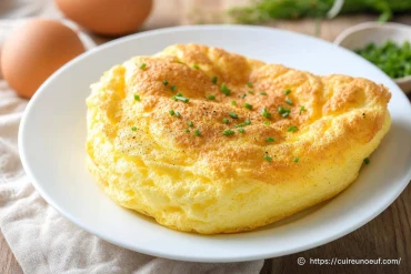 Omelette soufflée : une recette légère et aérienne