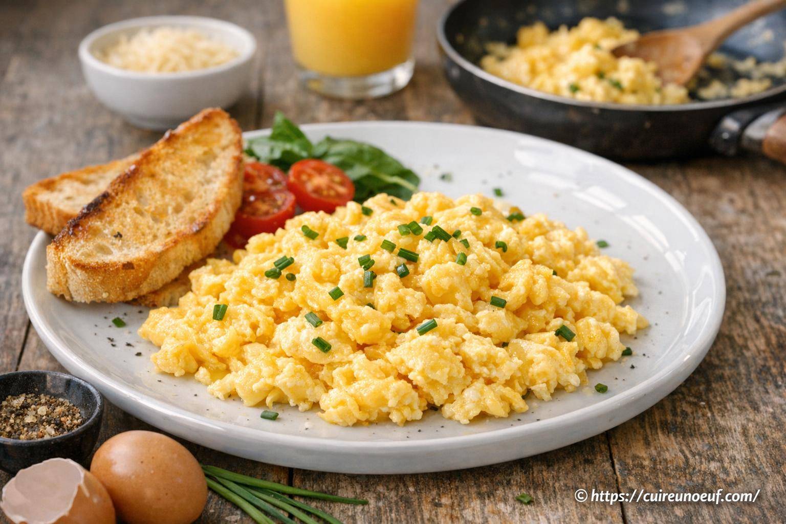 Recettes d'oeufs brouillés