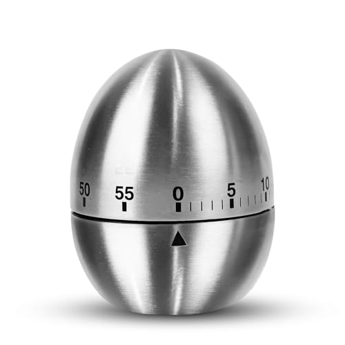 BUCOMTU Minuteur à œuf, Minuterie de Cuisine à Oeufs Alarme