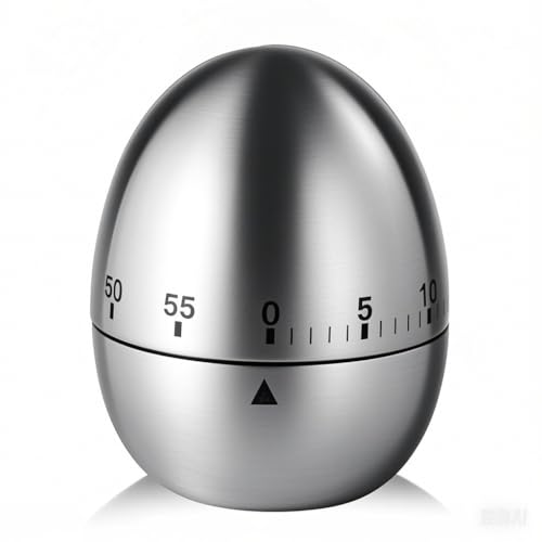 Minuterie Cuisine Minuteur Forme de Oeuf Alarme de Rotation 