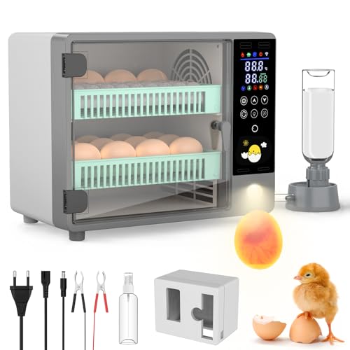 Couveuse Oeuf Automatique, Incubateur 24 Oeufs - Double Alim